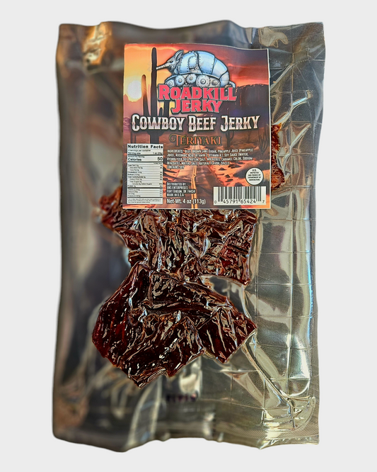 Teriyaki Cowboy Beef Jerky 4oz